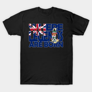 The Cayman Islands Flag - Where Legends Are Born - Soca Mode T-Shirt